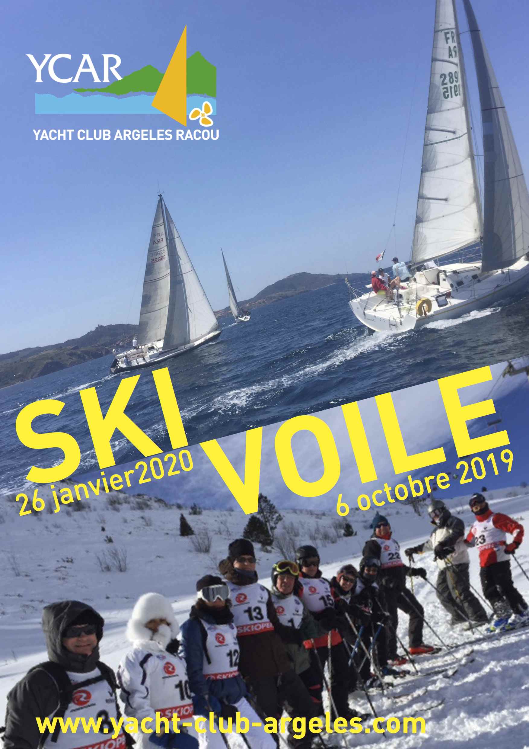 You are currently viewing Le Yacht Club Argelès Racou organise l’évènement Ski-Voile