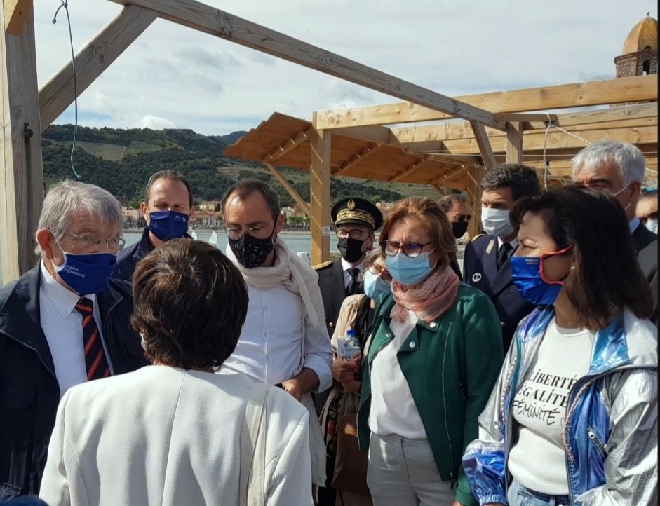 You are currently viewing La Ministre de la Mer et la Présidente de Région au club nautique de Collioure pour encourager l’innovation