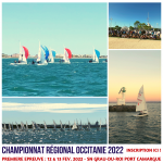 Lire la suite à propos de l’article Premier rendez-vous du Championnat Régional pour les OPTI, dériveurs et  catamarans à Port Camargue le 12 et 13 février 2022