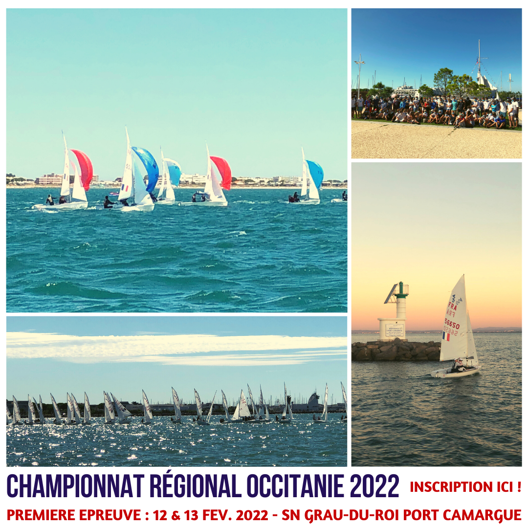 You are currently viewing Premier rendez-vous du Championnat Régional pour les OPTI, dériveurs et  catamarans à Port Camargue le 12 et 13 février 2022