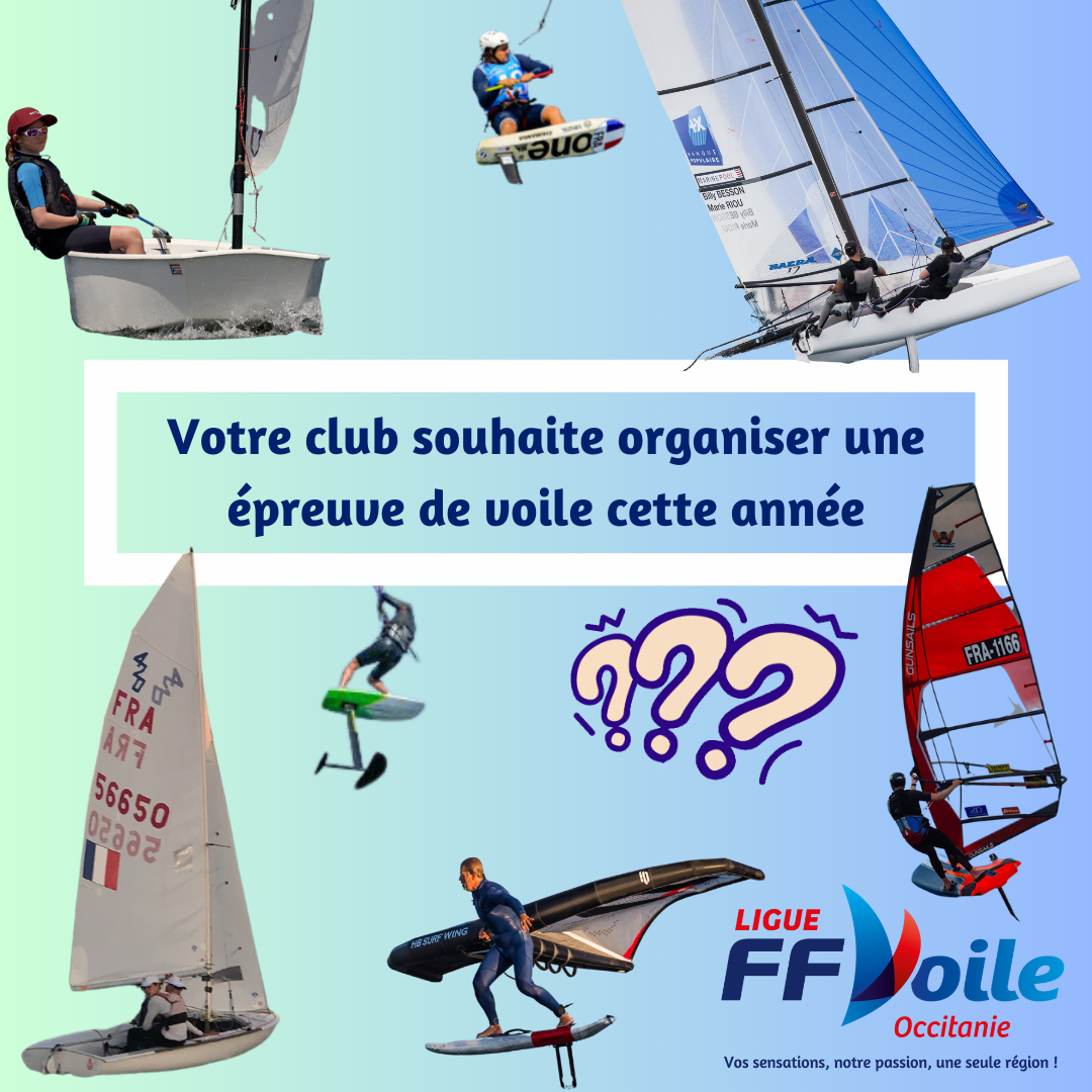 Et vous, organiserez vous une épreuve de voile cette année