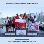 Lire la suite à propos de l’article L’équipage « Hurle Vent » de Léran termine deuxième des Championnats du Monde MICRO 2023