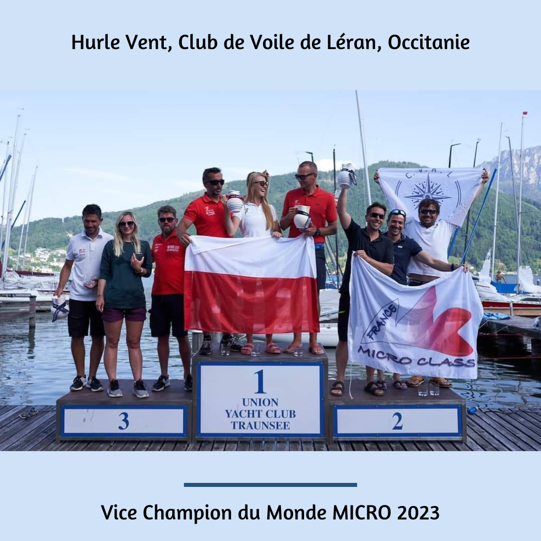 You are currently viewing L’équipage « Hurle Vent » de Léran termine deuxième des Championnats du Monde MICRO 2023