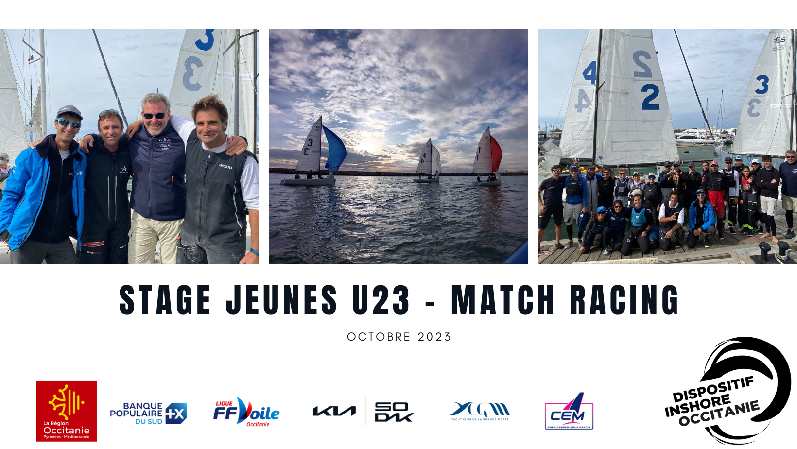 You are currently viewing Un entraînement en Match Racing au sommet pour les jeunes équipages français !