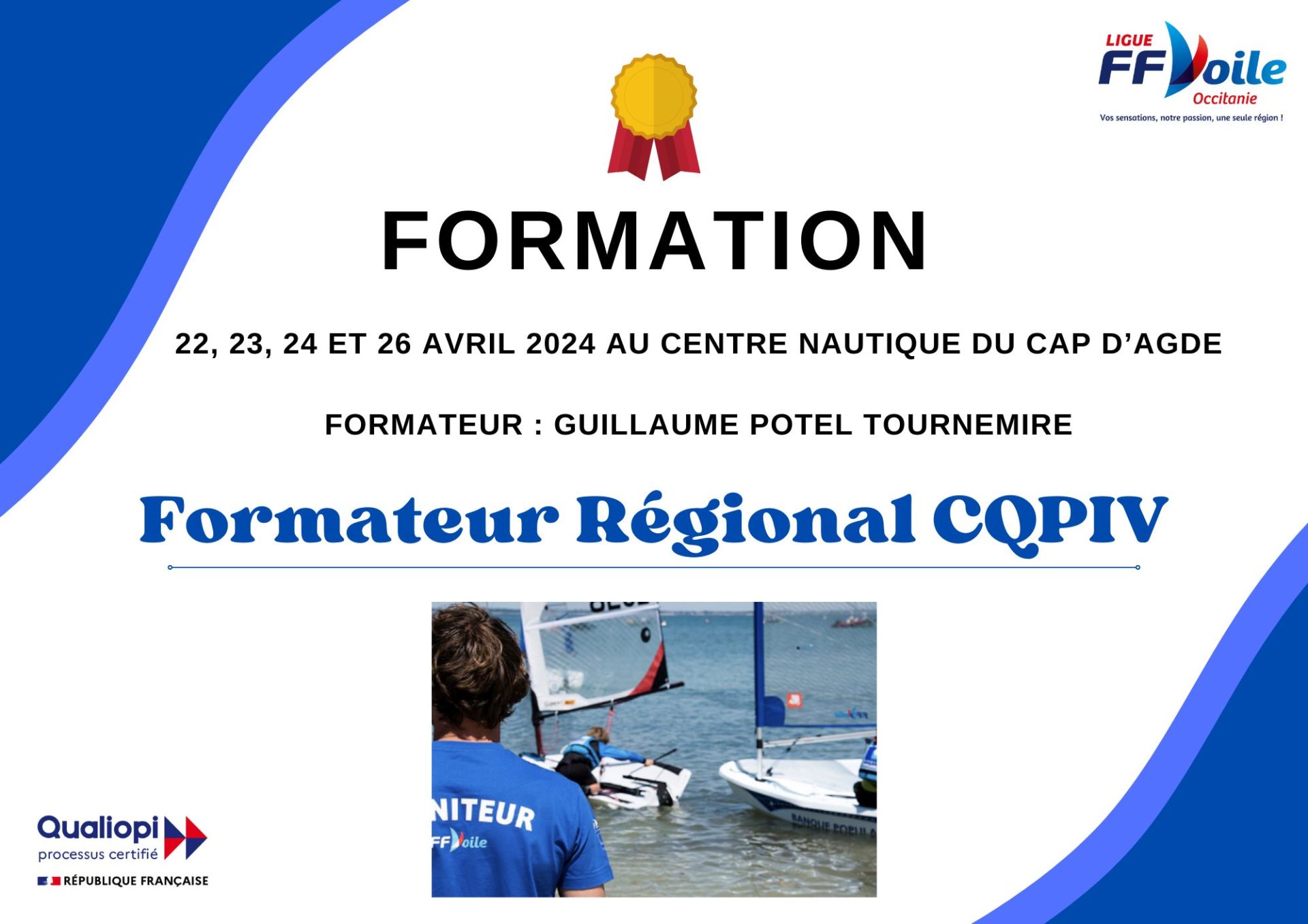 You are currently viewing NOUVEAU ! Formation de formateurs régionaux – CQP initiateur voile