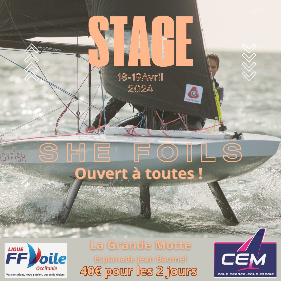 You are currently viewing Stage SHE FOILS – 18 et 19 avril 2024 au CEM